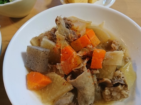 もつ煮込み~醤油味~